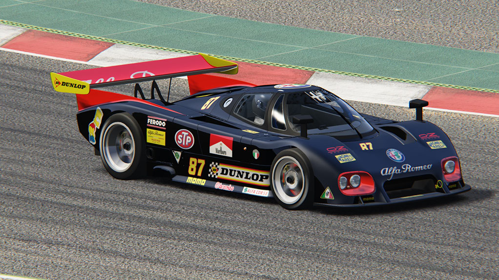 Lancia LC2 Group C, skin Alfa Romeo Prototype 87