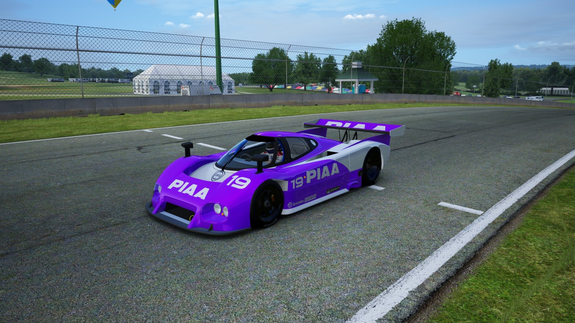 Lancia LC2 Group C, skin Purple