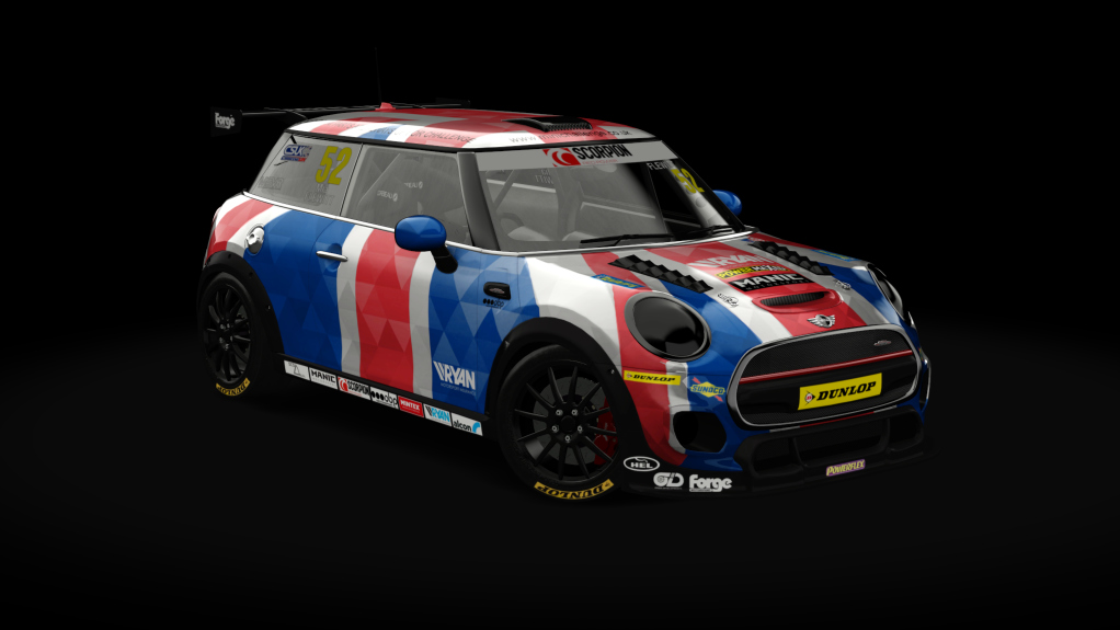 Mini Cooper JCW Challenge (F56), skin uk_52_flewitt