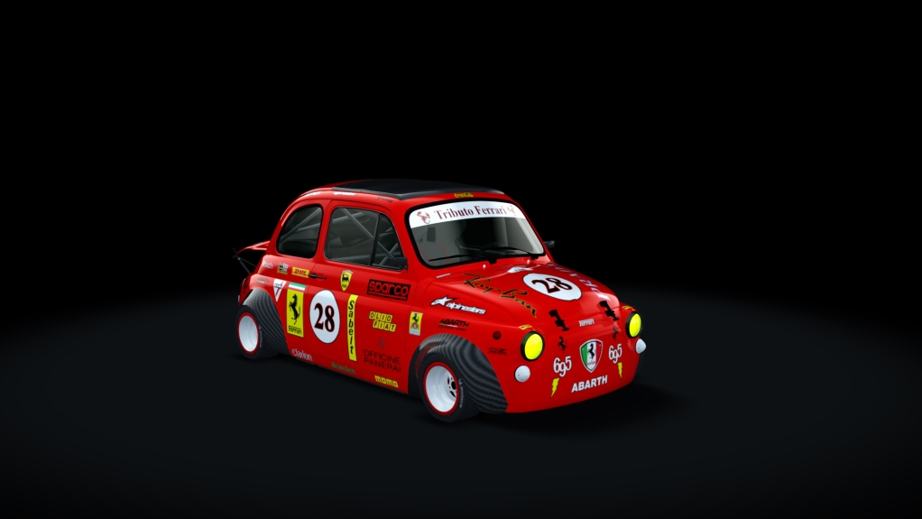 Fiat 695 minicar, skin 28_Ferrari