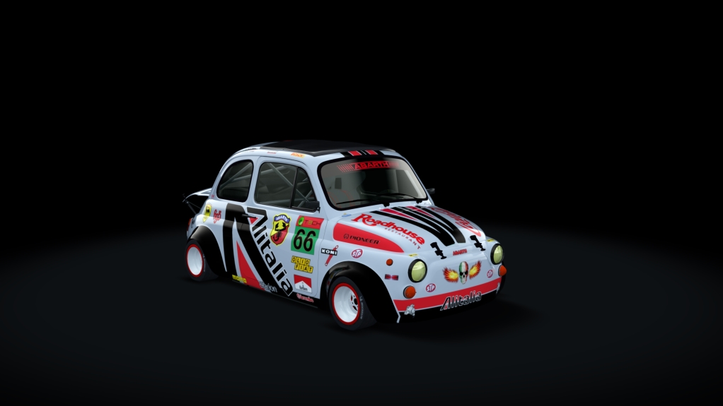 Fiat 695 minicar, skin 66_dark_Alitalia