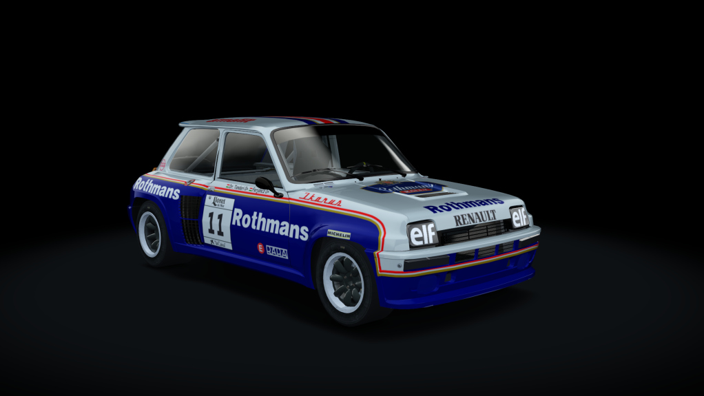 Renault 5 Turbo Europa Cup, skin r5_turbo_rothmans