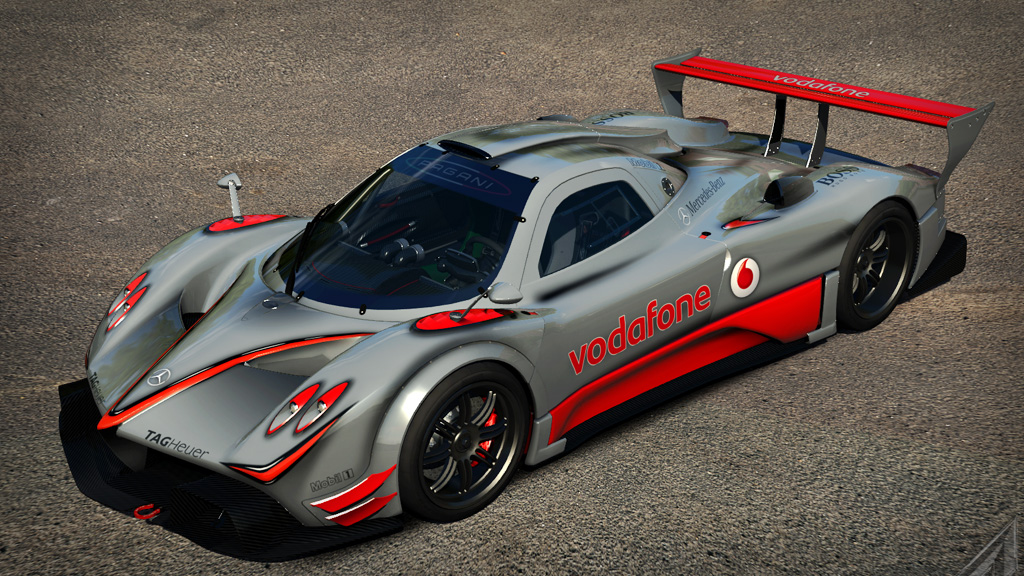 Pagani Zonda R, skin McLarenVodaphone