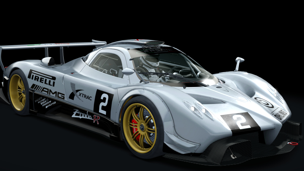 Pagani Zonda R, skin ac_02_grey