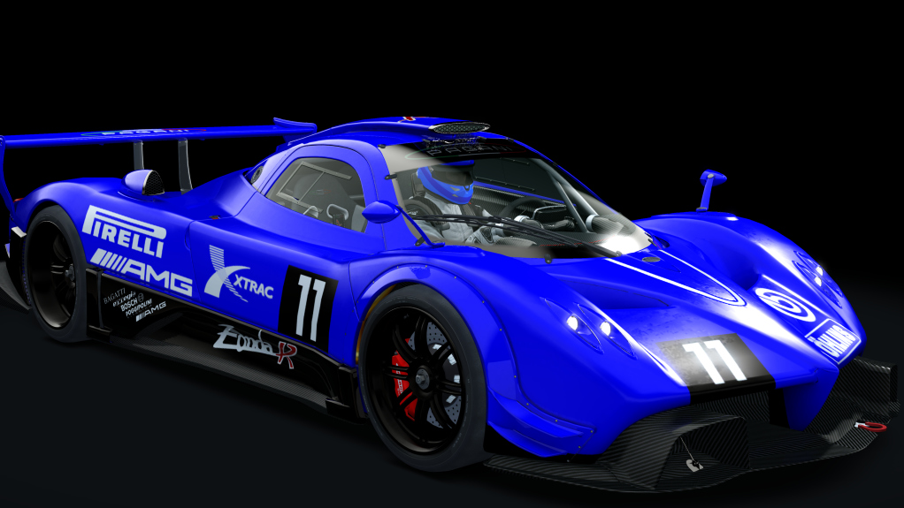 Pagani Zonda R, skin ac_11_blue