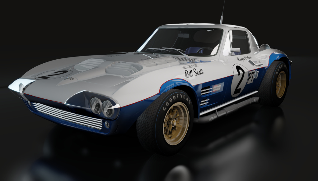 WSC60 Corvette Grand Sport, skin 2_sebring_1965
