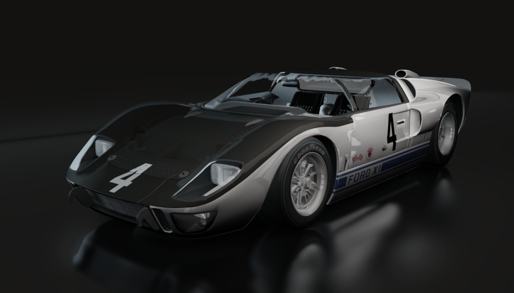 WSC60 Ford GT X1 Roadster, skin 4_black_white