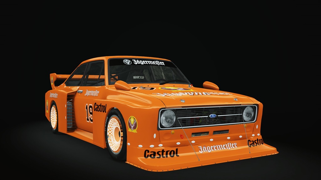 Zakspeed Escort MKII RS Turbo DRM Div II, skin Jägermeister