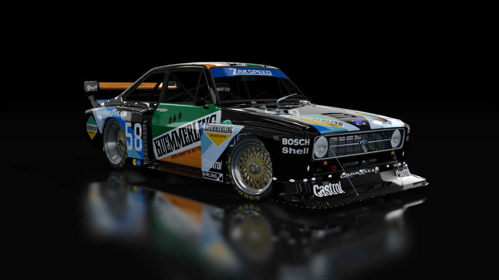 Zakspeed Escort MKII RS Turbo DRM Div II, skin Kuemmerling