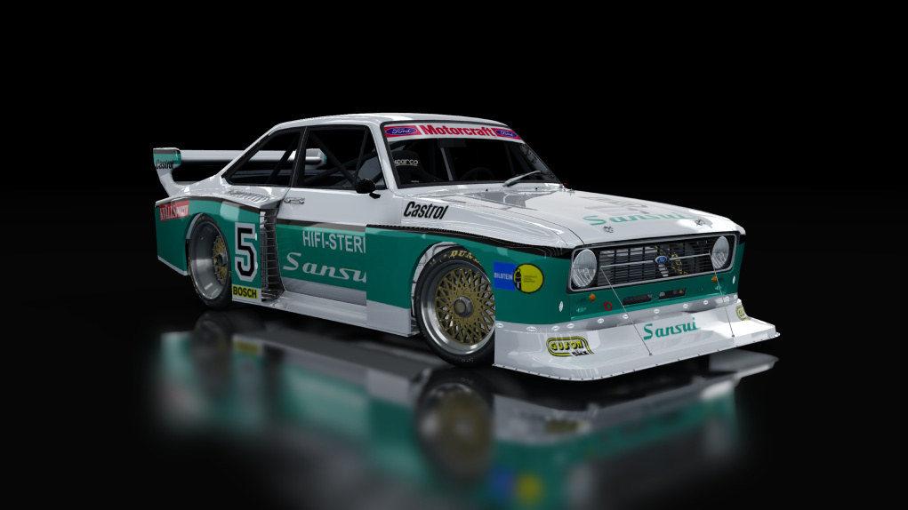 Zakspeed Escort MKII RS Turbo DRM Div II, skin Sansui